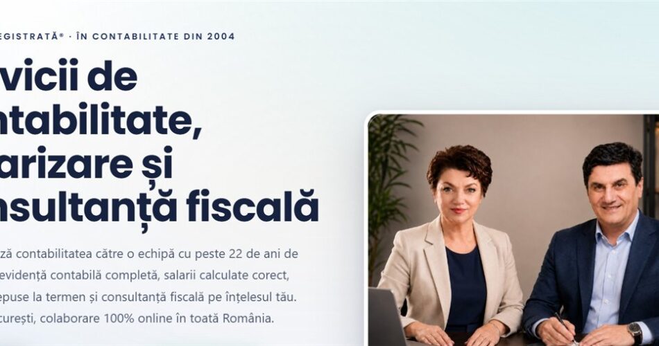 RealCont - servicii de contabilitate, salarizare si consultanta fiscala, Bucuresti si online national